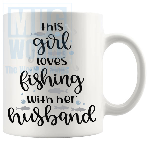 This Girl Loves Fishing Mug