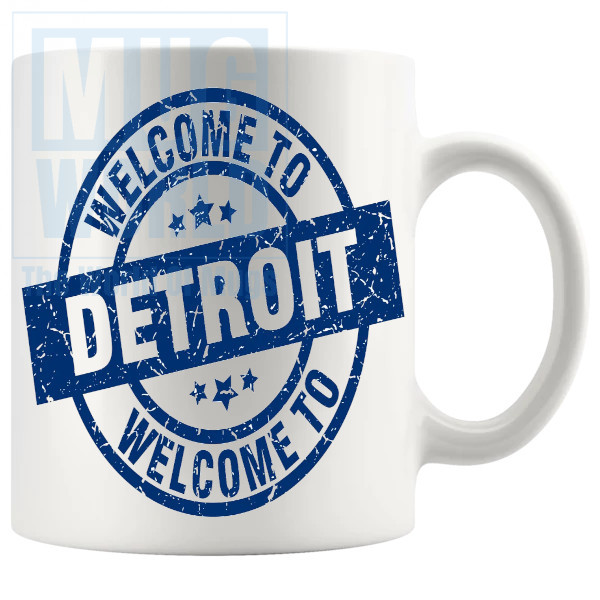 Welcome To Detroit Mug