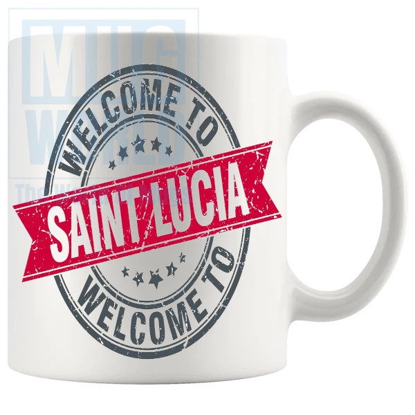 Welcome To Saint Lucia Mug