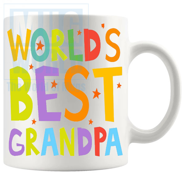 Worlds Best Grandpa Design 2 Mug