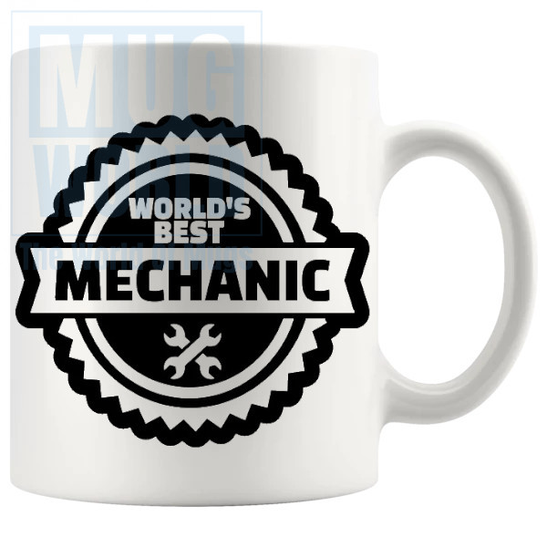 Worlds Best Mechanic Mug - Novelty Handmade Gifts