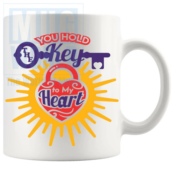 You hold The Key To My Heart Mug v3