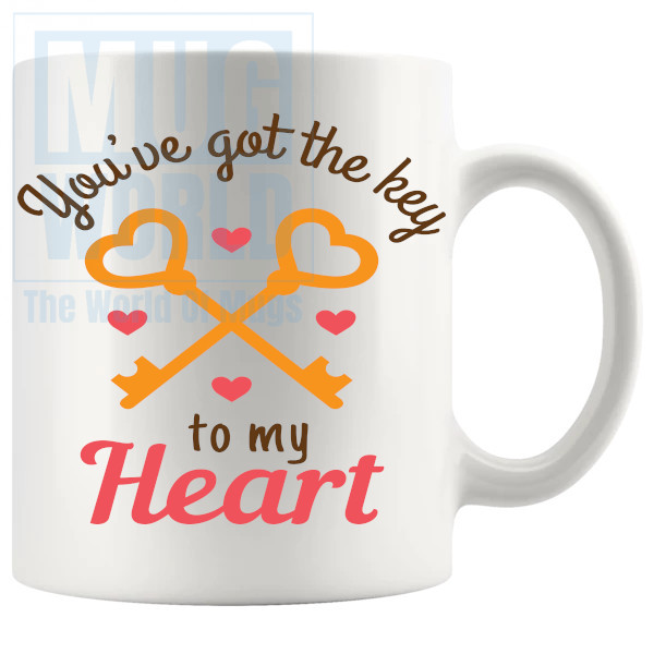 Youve Got The Key To My Heart Mug v3