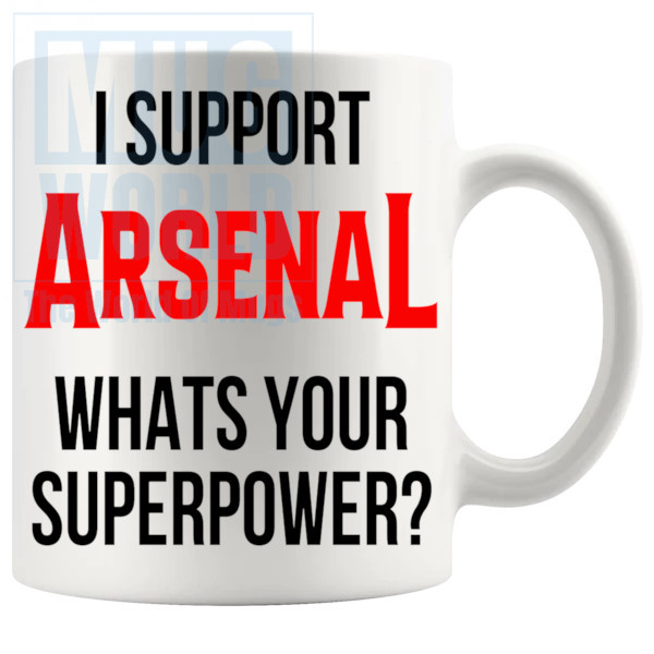 Arsenal Fans Superpower Mug