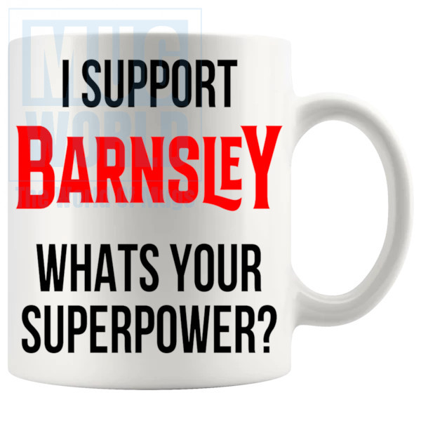 barnsley fans superpower mug