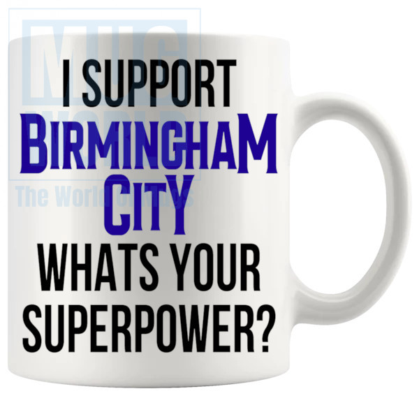 birmingham city fans superpower mug