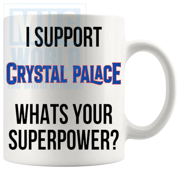 crystal palace fans superpower mug