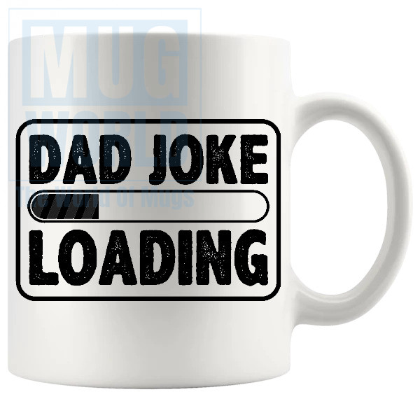 Dad Joke Loading Mug Black