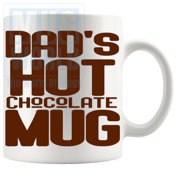 dads hot chocolate mug