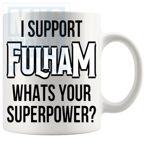 fulham fans superpower mug