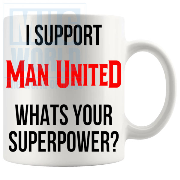 man united fans superpower mug