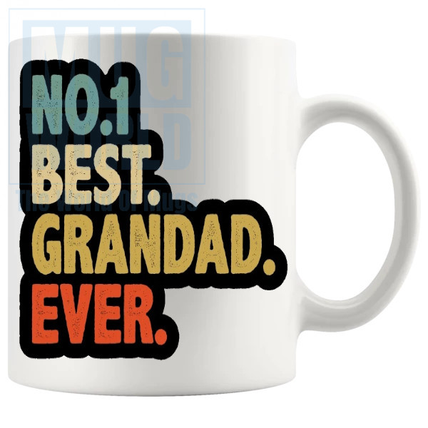 No.1 Best Grandad Ever Mug