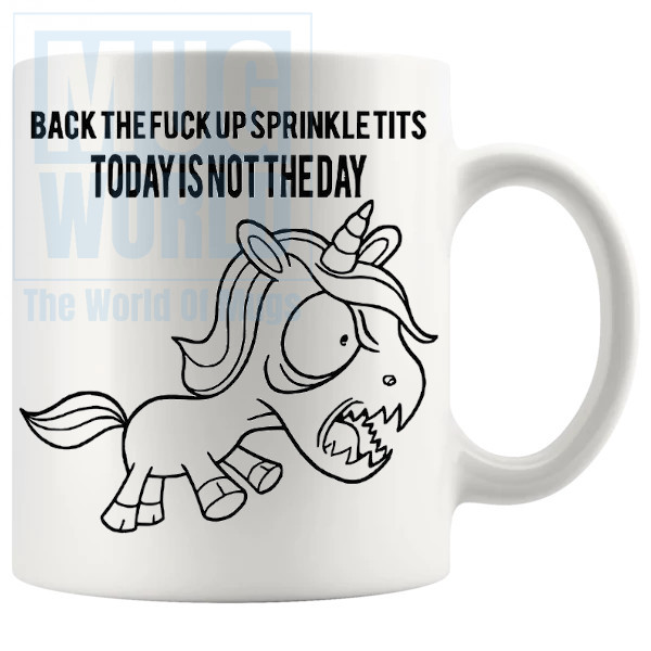 Back The F#ck Up Sprinkle Tits Mug