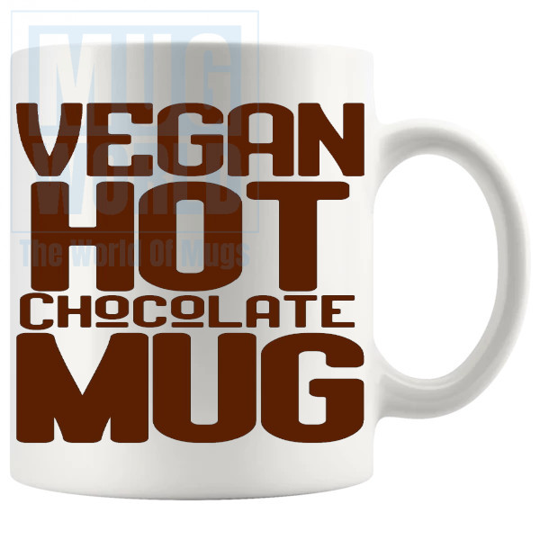 vegan hot chocolate mug