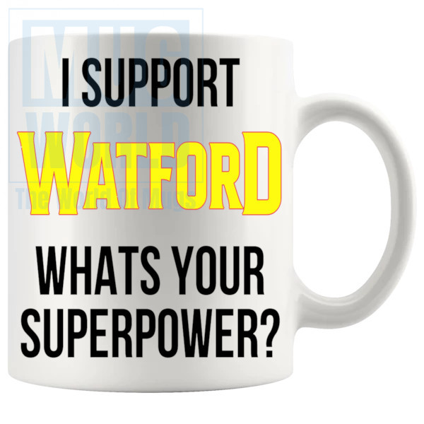 Watford Fans Superpower Mug