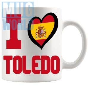 I Love Toledo Mug travel gift mug for anyone who loves Toledo