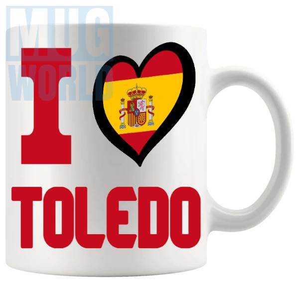I Love Toledo Mug travel gift mug for anyone who loves Toledo