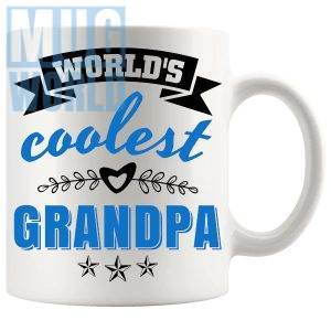 World's Coolest Grandpa Mug family gift for grandpa or grandad