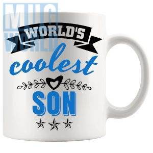 World's Coolest Son Mug family gift for son