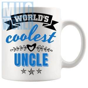 World's Coolest Uncle Mug family gift for uncle