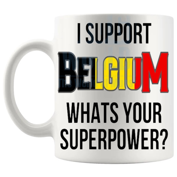 Belgium Supporters Euro Mug left handle