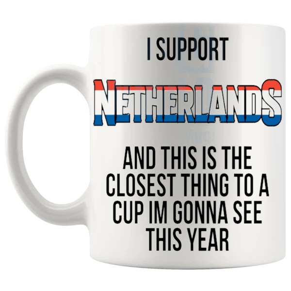 Netherlands Euro Mug left handle