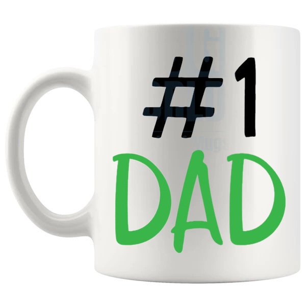 No1 Day Mug left handle