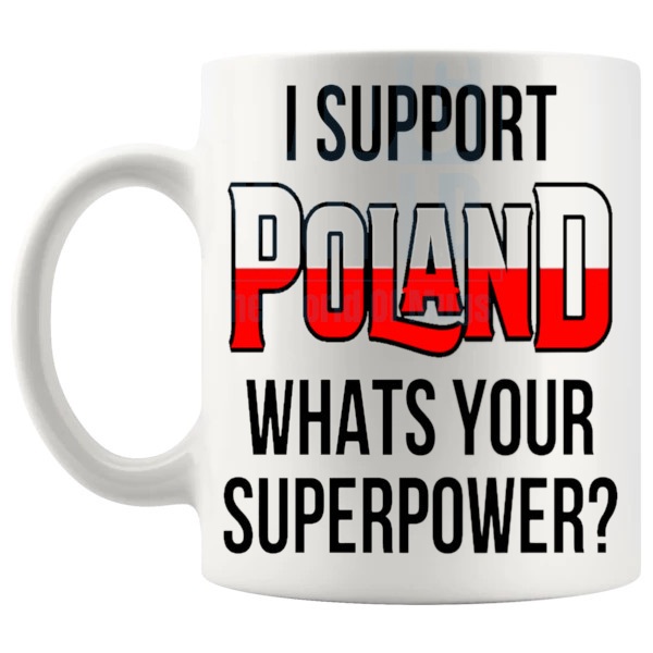 Poland Supporters Euro Mug left handle