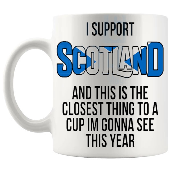 Scotland Euro Mug left handle
