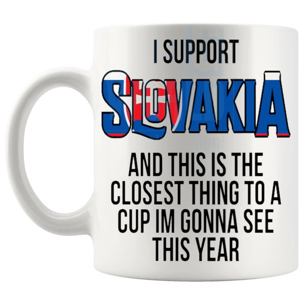 Slovakia Euro Mug left handle