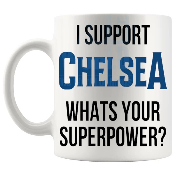 chelsea fans superpower mug left handle